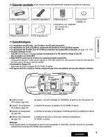 Предварительный просмотр 9 страницы Panasonic CQDVR592 - CAR AUDIO Operating Instructions Manual