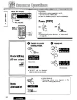 Предварительный просмотр 24 страницы Panasonic CQDVR592 - CAR AUDIO Operating Instructions Manual