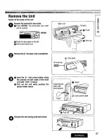 Предварительный просмотр 67 страницы Panasonic CQDVR592 - CAR AUDIO Operating Instructions Manual