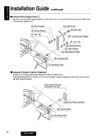 Предварительный просмотр 22 страницы Panasonic CQE15EUC - AUTO RADIO/CASSETTE Operating Instructions Manual