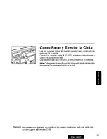 Предварительный просмотр 57 страницы Panasonic CQE15EUC - AUTO RADIO/CASSETTE Operating Instructions Manual