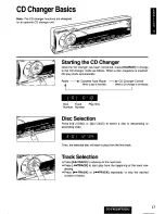 Предварительный просмотр 17 страницы Panasonic CQFR320U - CAR AUDIO Operating Instructions Manual