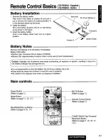 Предварительный просмотр 21 страницы Panasonic CQFR320U - CAR AUDIO Operating Instructions Manual