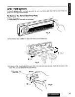 Предварительный просмотр 27 страницы Panasonic CQFR320U - CAR AUDIO Operating Instructions Manual