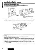 Предварительный просмотр 28 страницы Panasonic CQFR320U - CAR AUDIO Operating Instructions Manual