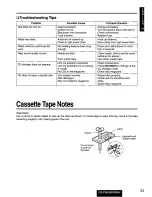 Предварительный просмотр 33 страницы Panasonic CQFR320U - CAR AUDIO Operating Instructions Manual