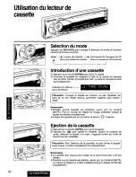 Предварительный просмотр 42 страницы Panasonic CQFR320U - CAR AUDIO Operating Instructions Manual