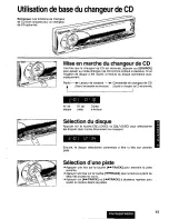 Предварительный просмотр 45 страницы Panasonic CQFR320U - CAR AUDIO Operating Instructions Manual