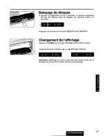 Предварительный просмотр 47 страницы Panasonic CQFR320U - CAR AUDIO Operating Instructions Manual