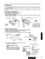 Предварительный просмотр 53 страницы Panasonic CQFR320U - CAR AUDIO Operating Instructions Manual