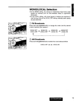 Preview for 13 page of Panasonic CQFX620U - CAR AUDIO Operating Instructions Manual