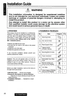 Preview for 22 page of Panasonic CQFX620U - CAR AUDIO Operating Instructions Manual