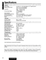 Preview for 34 page of Panasonic CQFX620U - CAR AUDIO Operating Instructions Manual