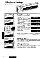 Preview for 48 page of Panasonic CQFX620U - CAR AUDIO Operating Instructions Manual