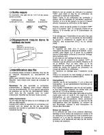 Preview for 51 page of Panasonic CQFX620U - CAR AUDIO Operating Instructions Manual