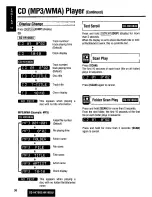 Предварительный просмотр 38 страницы Panasonic CQHX1083U - AUTO RADIO/CD DECK Operating Manual