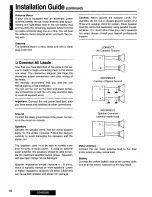 Предварительный просмотр 18 страницы Panasonic CQR235U - CAR AUDIO Operating Instructions Manual