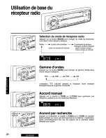 Предварительный просмотр 28 страницы Panasonic CQR235U - CAR AUDIO Operating Instructions Manual