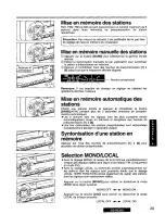 Предварительный просмотр 29 страницы Panasonic CQR235U - CAR AUDIO Operating Instructions Manual