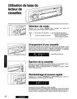 Предварительный просмотр 30 страницы Panasonic CQR235U - CAR AUDIO Operating Instructions Manual