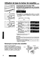 Предварительный просмотр 32 страницы Panasonic CQR235U - CAR AUDIO Operating Instructions Manual