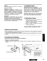 Предварительный просмотр 39 страницы Panasonic CQR235U - CAR AUDIO Operating Instructions Manual