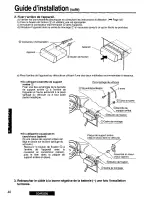 Предварительный просмотр 40 страницы Panasonic CQR235U - CAR AUDIO Operating Instructions Manual