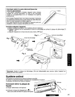 Предварительный просмотр 41 страницы Panasonic CQR235U - CAR AUDIO Operating Instructions Manual