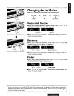 Предварительный просмотр 7 страницы Panasonic CQR520EUC - AUTO RADIO/CASSETTE Operating Instructions Manual