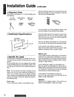 Предварительный просмотр 20 страницы Panasonic CQR520EUC - AUTO RADIO/CASSETTE Operating Instructions Manual