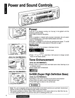 Предварительный просмотр 6 страницы Panasonic CQR805EUC - AUTO RADIO/CASSETTE Operating Instructions Manual