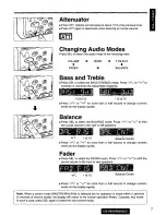 Предварительный просмотр 7 страницы Panasonic CQR805EUC - AUTO RADIO/CASSETTE Operating Instructions Manual