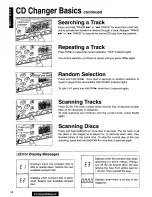 Предварительный просмотр 16 страницы Panasonic CQR805EUC - AUTO RADIO/CASSETTE Operating Instructions Manual