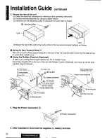 Предварительный просмотр 24 страницы Panasonic CQR805EUC - AUTO RADIO/CASSETTE Operating Instructions Manual