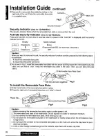 Предварительный просмотр 26 страницы Panasonic CQR805EUC - AUTO RADIO/CASSETTE Operating Instructions Manual