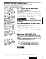 Предварительный просмотр 35 страницы Panasonic CQR805EUC - AUTO RADIO/CASSETTE Operating Instructions Manual