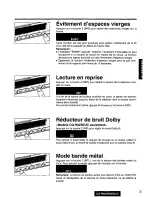 Предварительный просмотр 37 страницы Panasonic CQR805EUC - AUTO RADIO/CASSETTE Operating Instructions Manual