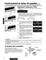 Предварительный просмотр 38 страницы Panasonic CQR805EUC - AUTO RADIO/CASSETTE Operating Instructions Manual