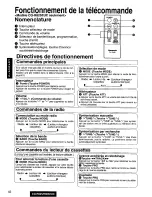 Предварительный просмотр 42 страницы Panasonic CQR805EUC - AUTO RADIO/CASSETTE Operating Instructions Manual