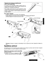 Предварительный просмотр 49 страницы Panasonic CQR805EUC - AUTO RADIO/CASSETTE Operating Instructions Manual