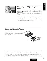 Предварительный просмотр 15 страницы Panasonic CQRG131U - AUTO RADIO/CASSETTE Operating Instructions Manual