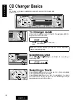 Предварительный просмотр 16 страницы Panasonic CQRG131U - AUTO RADIO/CASSETTE Operating Instructions Manual