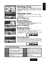 Предварительный просмотр 17 страницы Panasonic CQRG131U - AUTO RADIO/CASSETTE Operating Instructions Manual