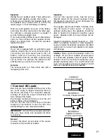 Предварительный просмотр 21 страницы Panasonic CQRG131U - AUTO RADIO/CASSETTE Operating Instructions Manual