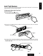 Предварительный просмотр 25 страницы Panasonic CQRG131U - AUTO RADIO/CASSETTE Operating Instructions Manual