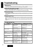 Предварительный просмотр 28 страницы Panasonic CQRG131U - AUTO RADIO/CASSETTE Operating Instructions Manual