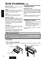 Предварительный просмотр 42 страницы Panasonic CQRG131U - AUTO RADIO/CASSETTE Operating Instructions Manual