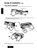 Предварительный просмотр 44 страницы Panasonic CQRG131U - AUTO RADIO/CASSETTE Operating Instructions Manual