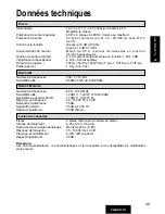 Предварительный просмотр 49 страницы Panasonic CQRG131U - AUTO RADIO/CASSETTE Operating Instructions Manual