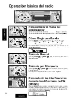 Предварительный просмотр 52 страницы Panasonic CQRG131U - AUTO RADIO/CASSETTE Operating Instructions Manual